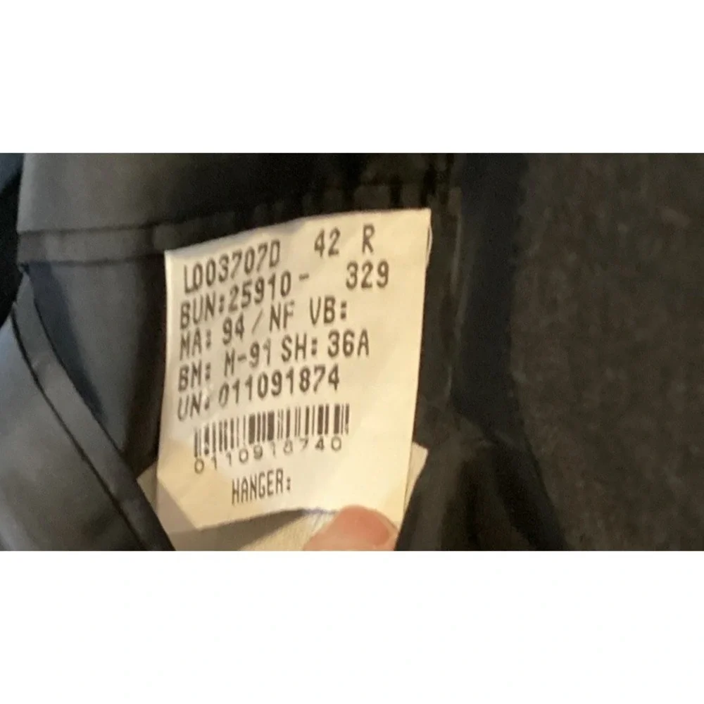 Businesswear Corpcore DKNY ESSENTIALS Blazer 42R Charcoal Gray PURE NEW Wool